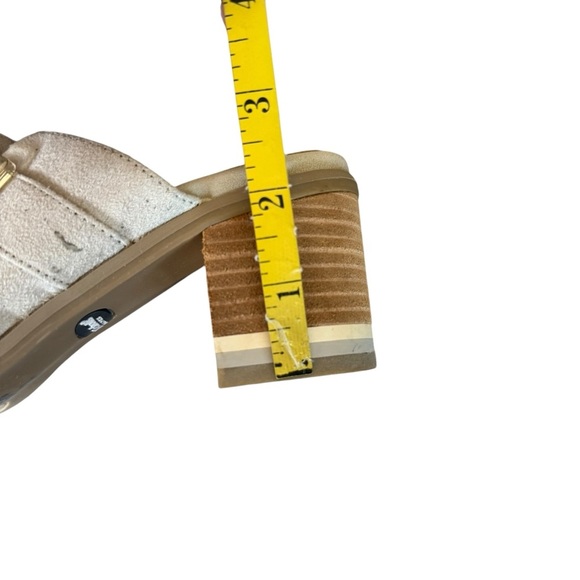 Dr. Scholl's Spellbound Sandals Women's 8M Open Toe Block Heel Taupe Slip-On - Picture 10 of 11